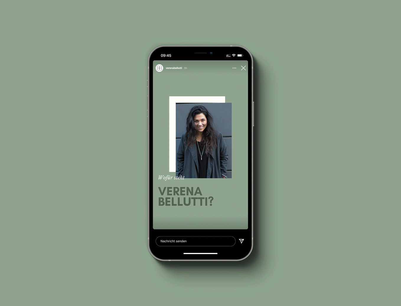 Instagram Story-Mockup von Verena Bellutti