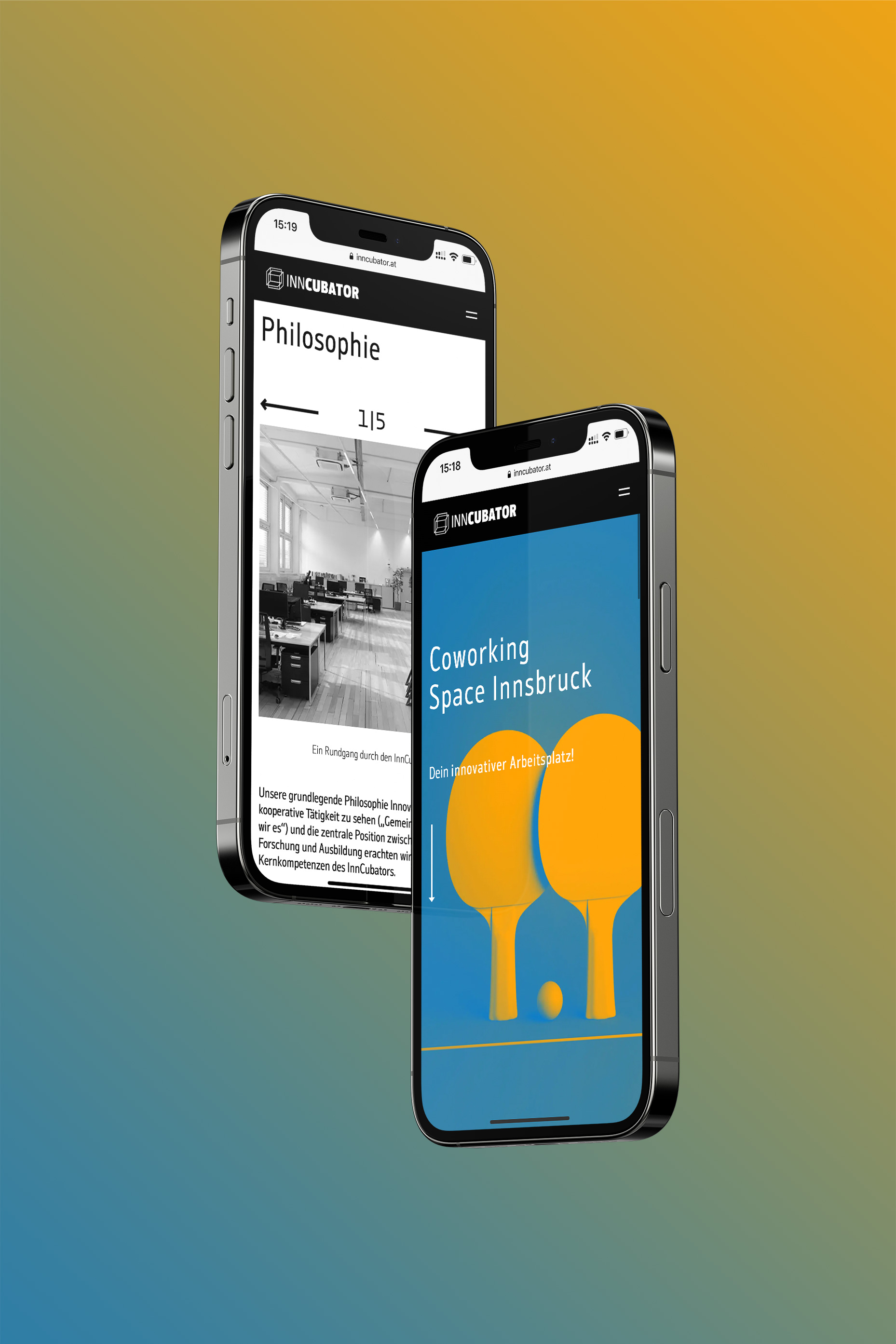 Inncubator Innovationslabor iPhonemockup